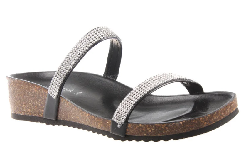 Flattering and figure-hugging women's footwearMANGO 2 BLACK