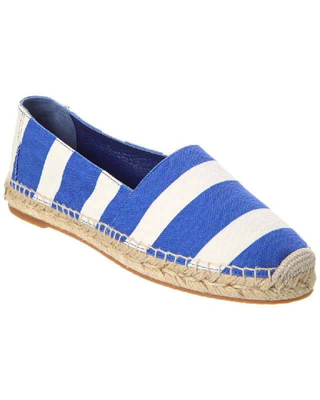 Elegantly stylish women's shoesManolo Blahnik Sombrille Canvas Espadrille