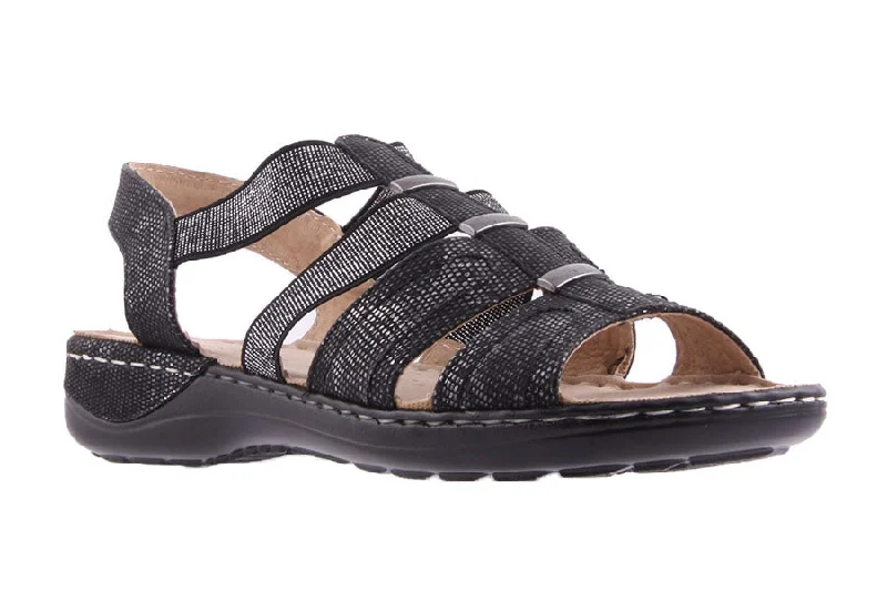 Elegant and sophisticated women's shoes for red carpet eventsMAVID BLACK METALIC