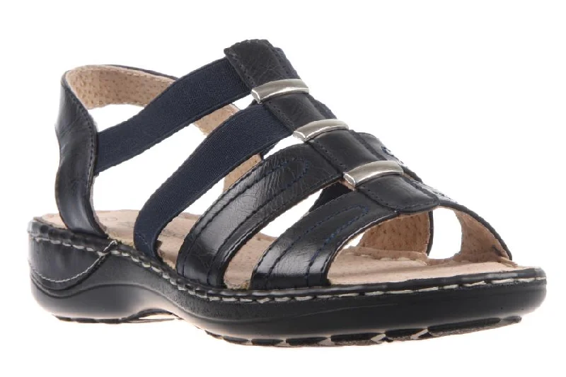 Chic and versatile women's footwearMAVID NAVY
