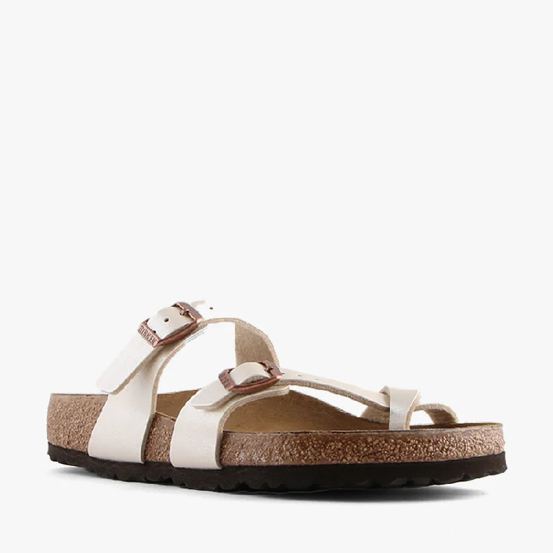Comfy and stylish women's shoes for everyday eleganceMAYARI PEARL WHITE BIRKO-FLOR