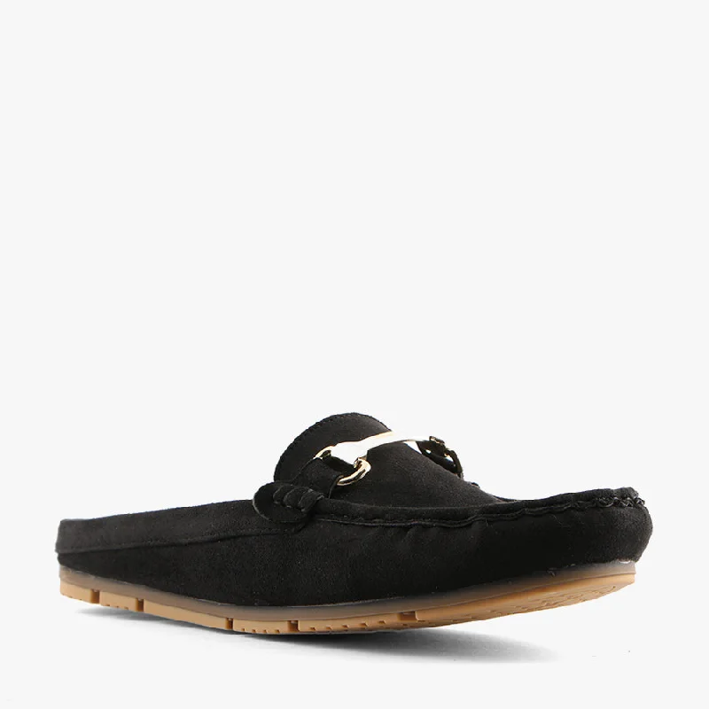 Elegant and sophisticated women's shoes for elegant eveningsNAT BLACK SUEDE