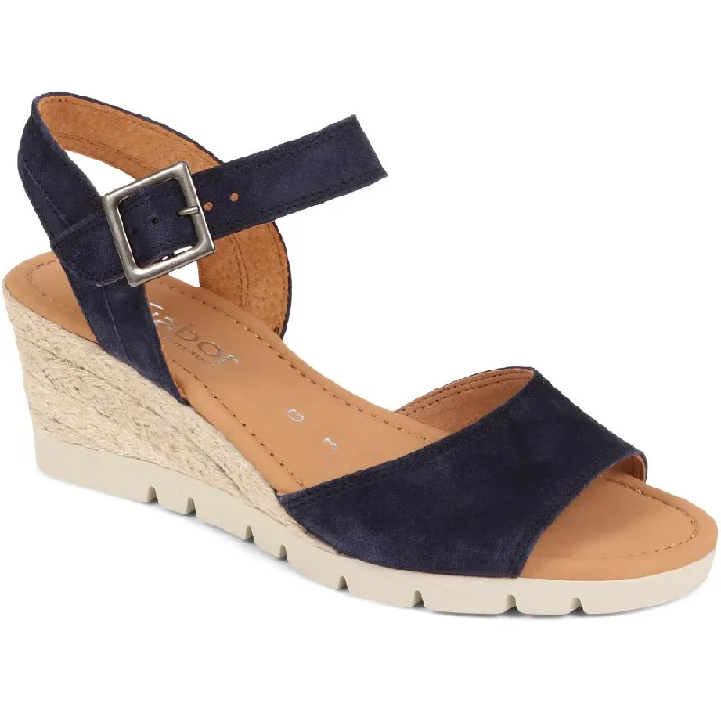 Elegant and sophisticated women's shoes for opera nightsNieve Two Strap Wedge Sandals - GAB31516 / 317 910 Elegant and sophisticated women's shoes for opera nightsNieve Two Strap Wedge Sandals - GAB31516 / 317 910