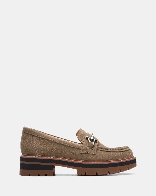 Elegant and refined women's shoe designsOrianna Bit Dark Sand Suede