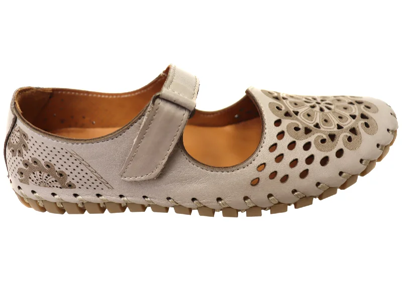 Exotic and bold women's shoe designsOrizonte Galene Womens European Comfortable Mary Jane Leather Shoes