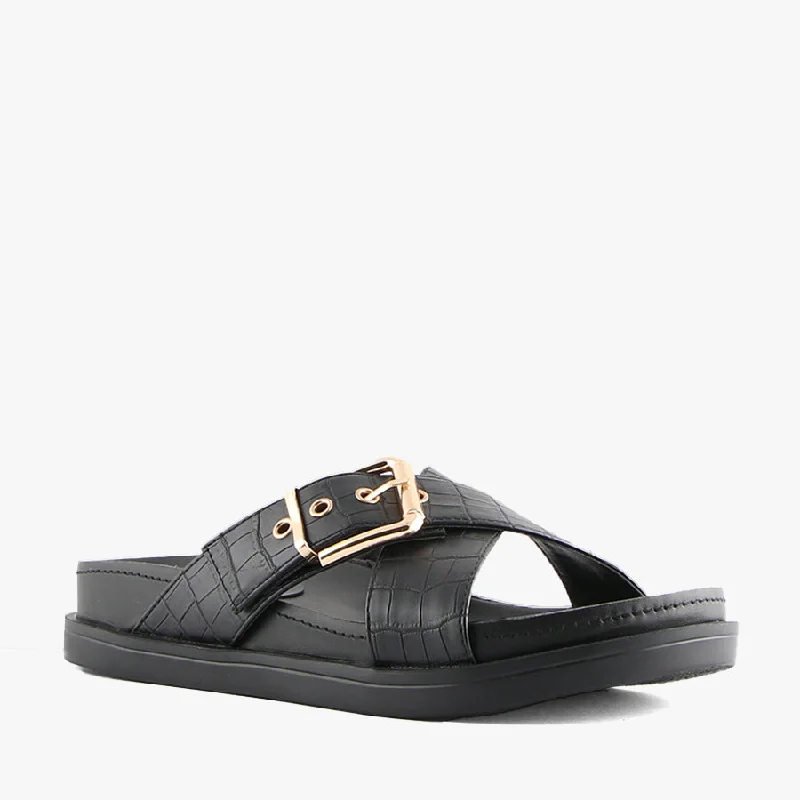 Comfy and stylish women's shoes for everyday casual wearOSCAR BLACK CROC