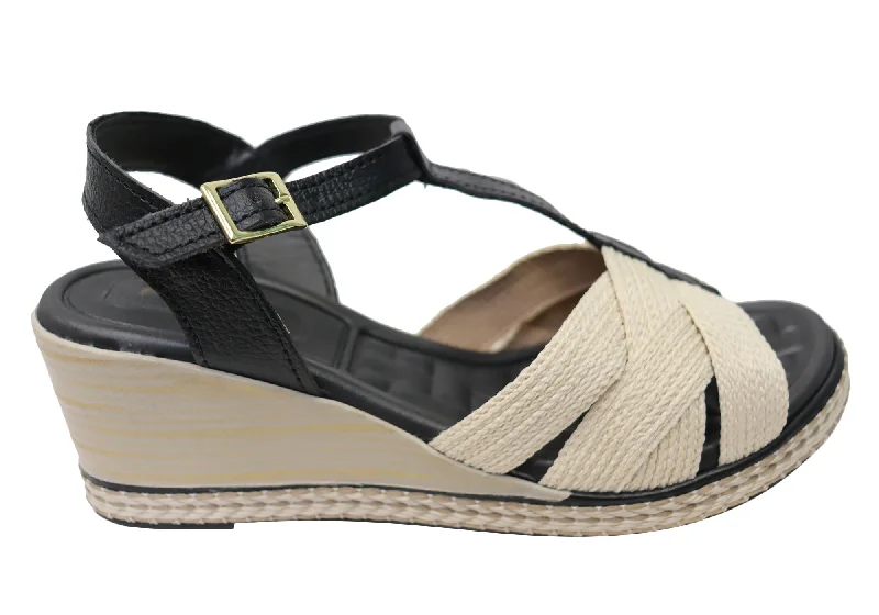 Stylish and comfortable women's shoes for long days at workPegada Carlisle Womens Brazilian Comfortable Leather Wedge Sandals Stylish and comfortable women's shoes for long days at workPegada Carlisle Womens Brazilian Comfortable Leather Wedge Sandals