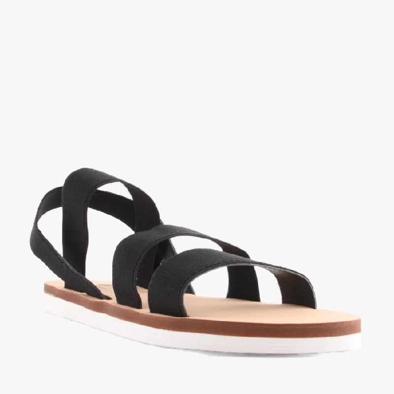 Versatile and stylish women's shoes for city walksPELLA BLACK ELASTIC