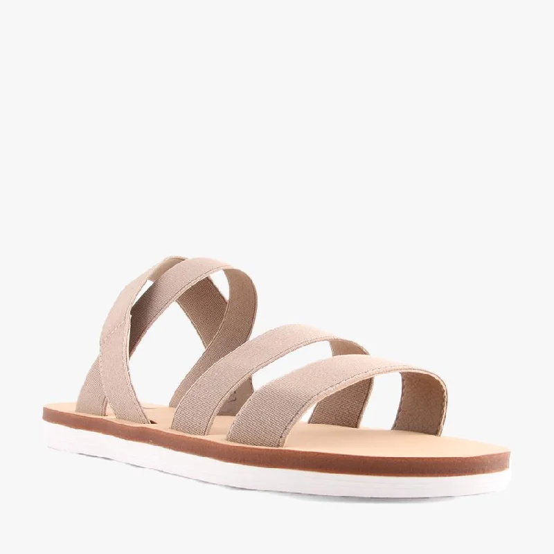 Flattering and stylish women's shoes for petite feetPELLA TAUPE ELASTIC