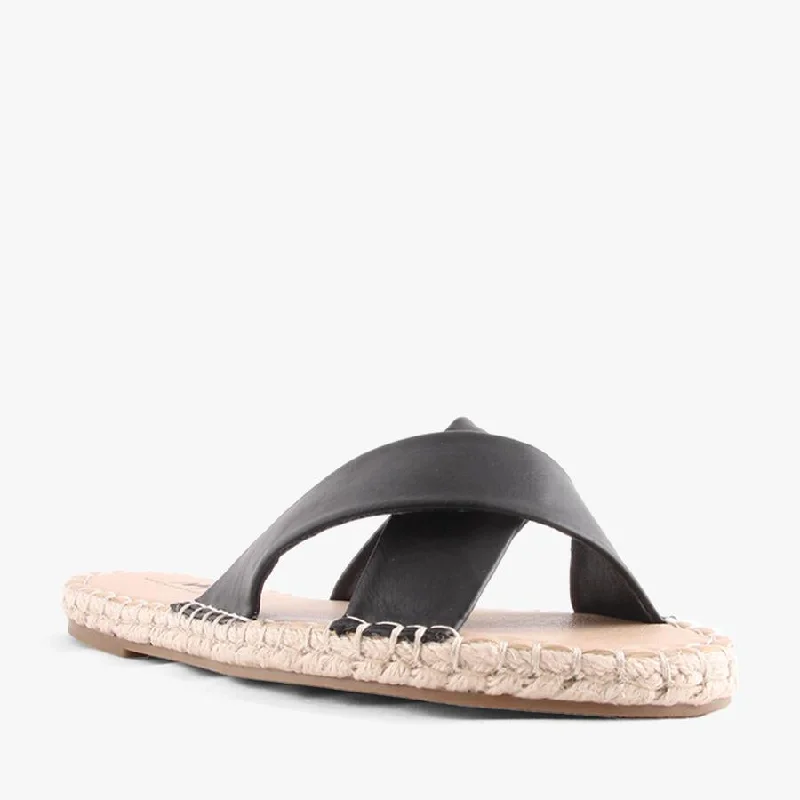 Elegant and refined women's shoe designsPICNIC BLACK