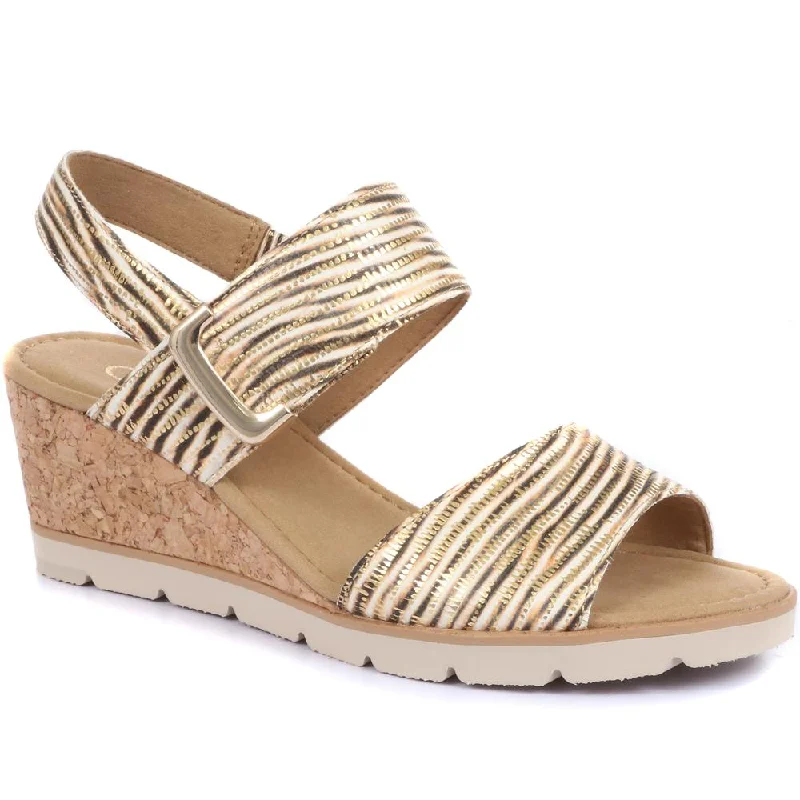 Versatile and adaptable women's shoes for every occasionPorter Leather Wedge Sandals - GAB31515 / 317 909 Versatile and adaptable women's shoes for every occasionPorter Leather Wedge Sandals - GAB31515 / 317 909