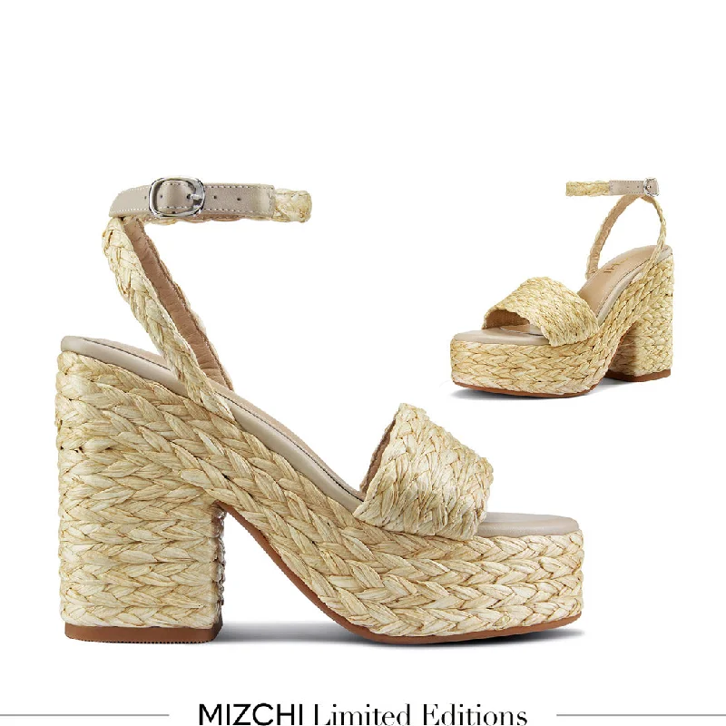 Elegant and classic women's shoes for bridal parties*POSITANO - platform sandal
