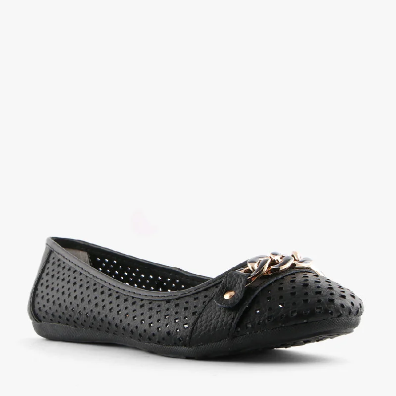 Chic and stylish women's shoes for graduation ceremoniesRAIN BLACK