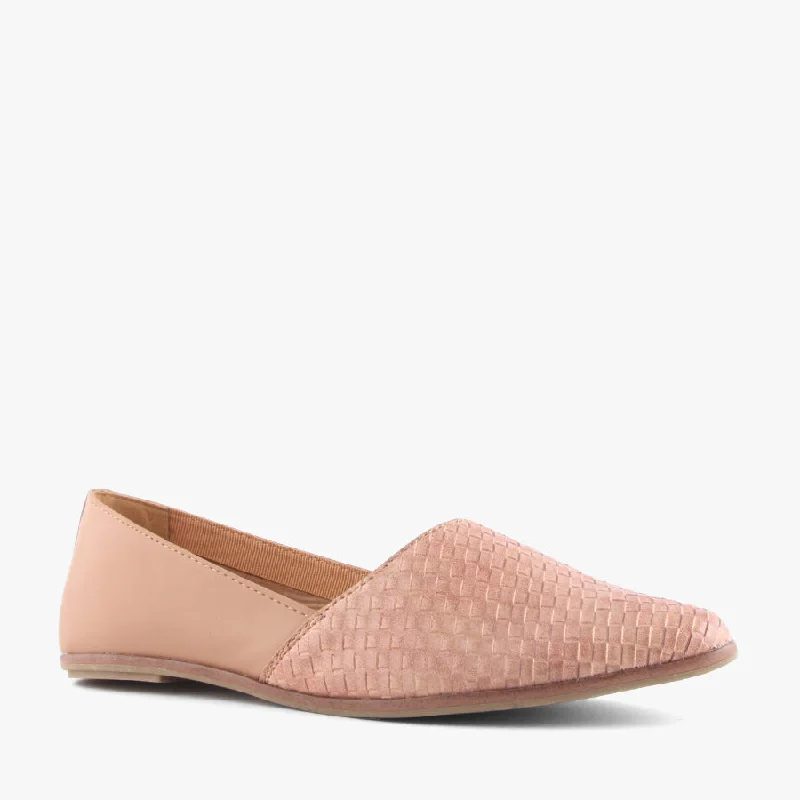 Elegant and sophisticated women's shoes for elegant eveningsREVAMI TAN WEAVE