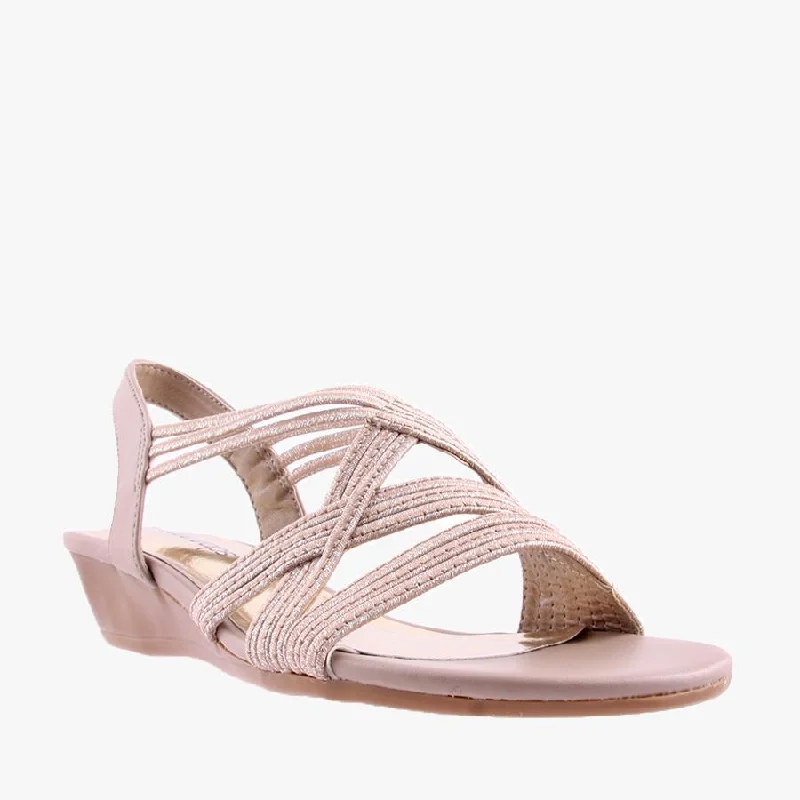 Stylish and elegant women's shoes for weddingsRIKKI TAUPE FLECK