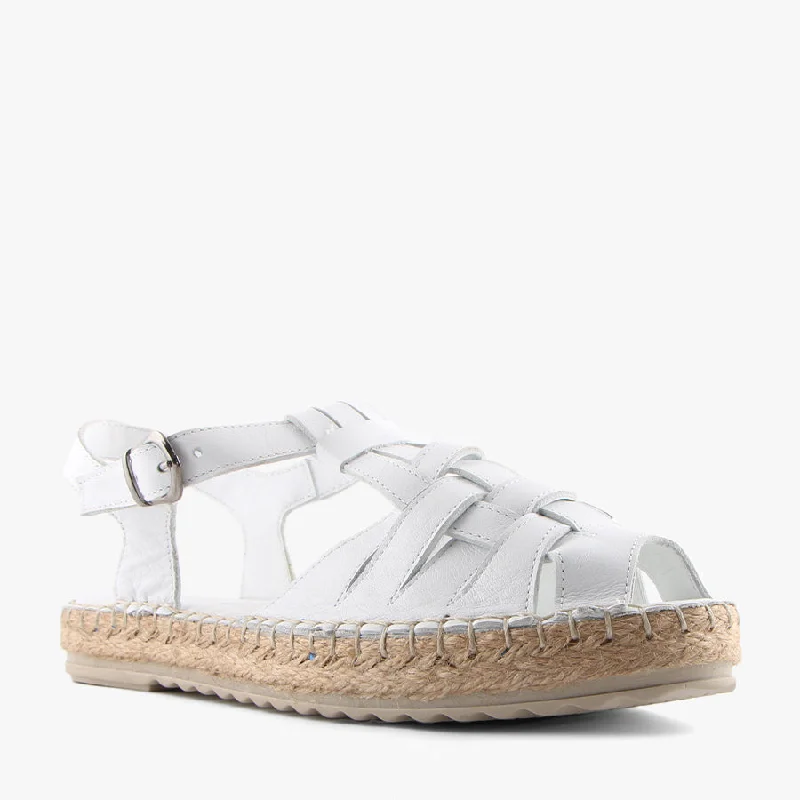 Exotic and bold women's shoe designsSANDAL WHITE