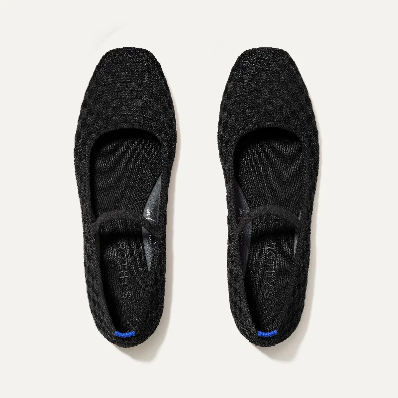 Stunning and glamorous women's shoes for evenings outThe Max Square Mary Jane - Black Sand Stunning and glamorous women's shoes for evenings outThe Max Square Mary Jane - Black Sand