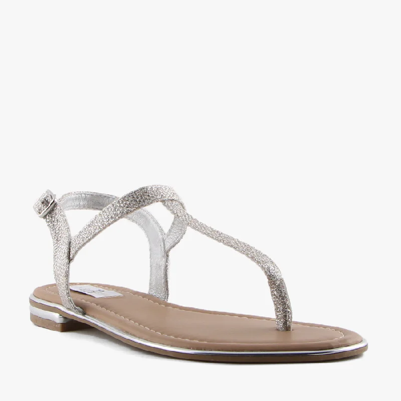 Elegant and classic women's shoes for prom nightSTARA SILVER GLITTER