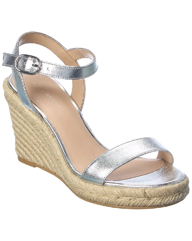 Chic and trendy women's shoes for the officeStuart Weitzman Teddi Leather Wedge Sandal Chic and trendy women's shoes for the officeStuart Weitzman Teddi Leather Wedge Sandal