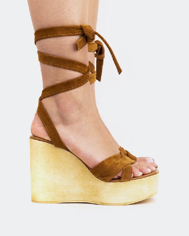Chic and stylish women's shoes for cocktail partiesSybille Tan Suede