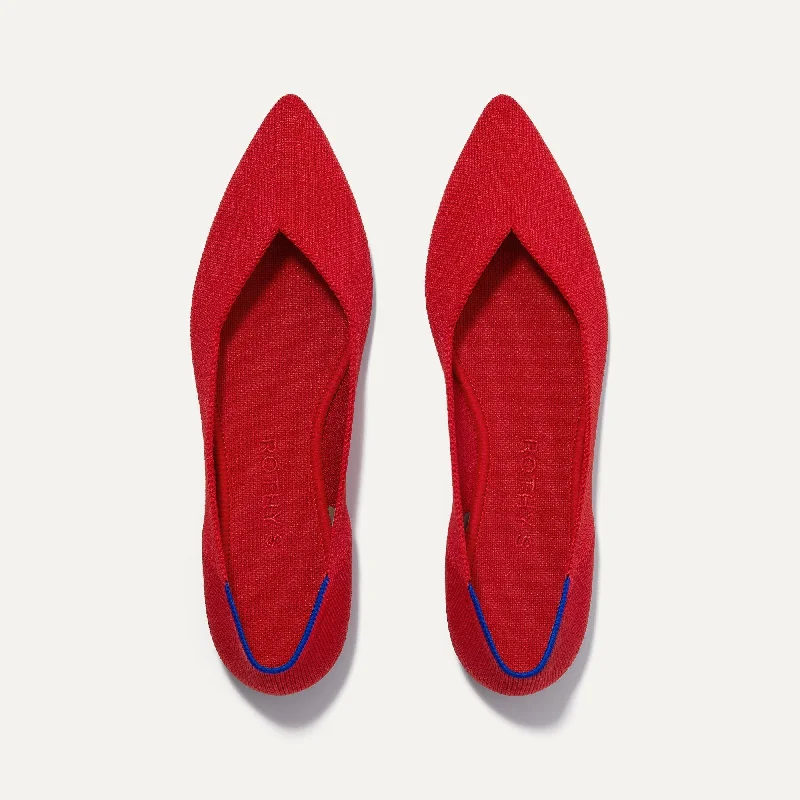 Stunning and glamorous women's shoes for evenings outThe Point - Bright Red