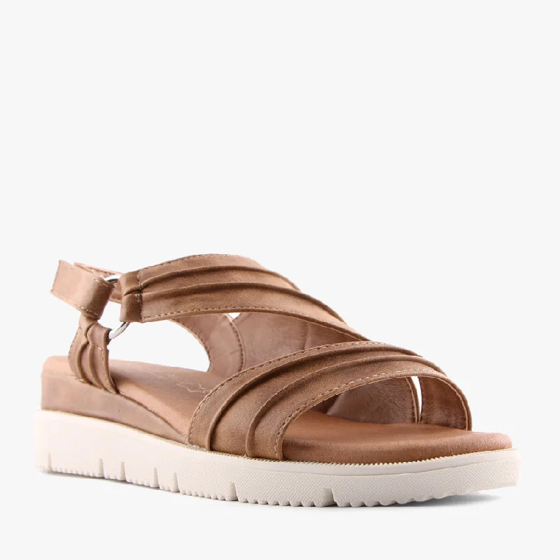 Chic and stylish women's shoes that complement every outfit and occasioTRACKS TAN