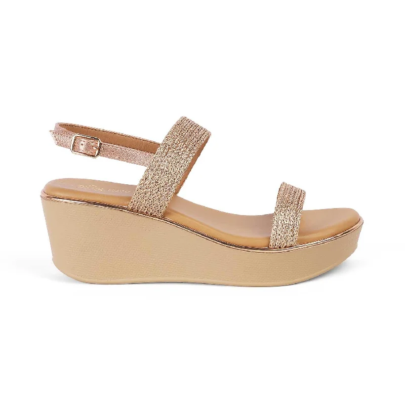 Elegant and sophisticated women's shoes for mature womenTresmode Adola Champagne Women's Dress Wedge Sandals Elegant and sophisticated women's shoes for mature womenTresmode Adola Champagne Women's Dress Wedge Sandals