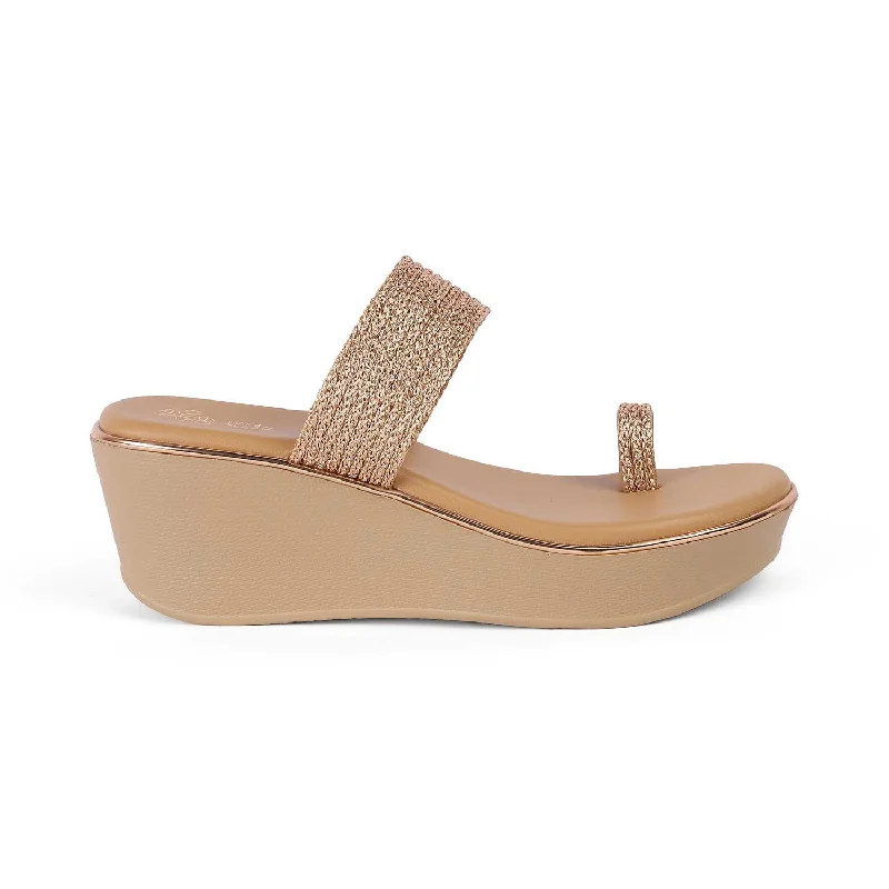 Feminine and romantic women's shoe designsTresmode Adriana Champagne Women's Dress Wedge Sandals Feminine and romantic women's shoe designsTresmode Adriana Champagne Women's Dress Wedge Sandals