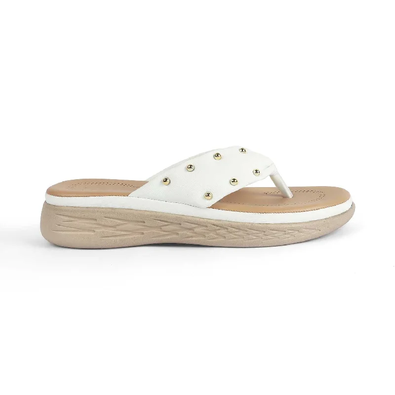 Versatile and chic women's shoes for everyday eleganceTresmode Haiv White Women's Casual Platform Wedge Sandals Versatile and chic women's shoes for everyday eleganceTresmode Haiv White Women's Casual Platform Wedge Sandals