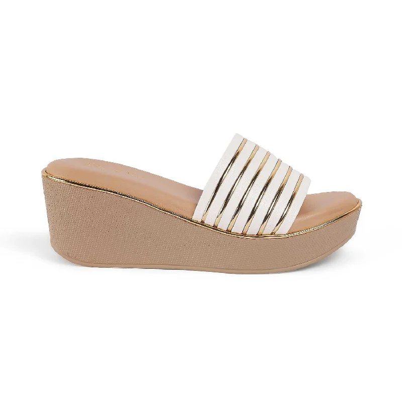 Practical and stylish women's shoes for travelTresmode Mestr White Women's Dress Wedge Sandals Practical and stylish women's shoes for travelTresmode Mestr White Women's Dress Wedge Sandals