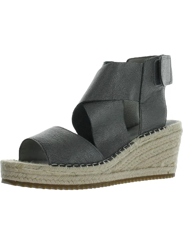 pewter metallic leather