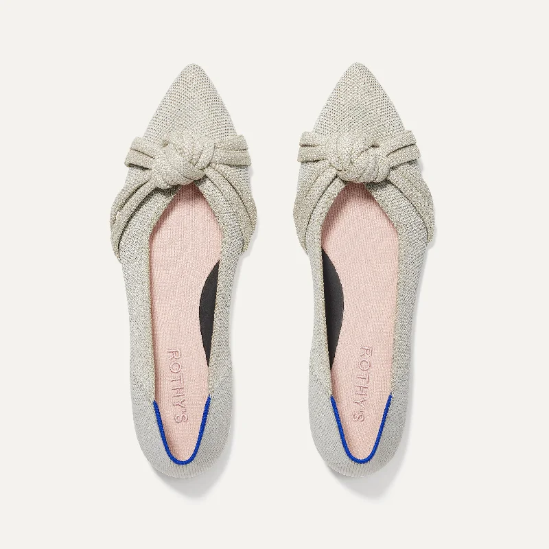 Comfy and casual women's shoes for the weekendThe Knot Point II - Diamond Metallic Comfy and casual women's shoes for the weekendThe Knot Point II - Diamond Metallic
