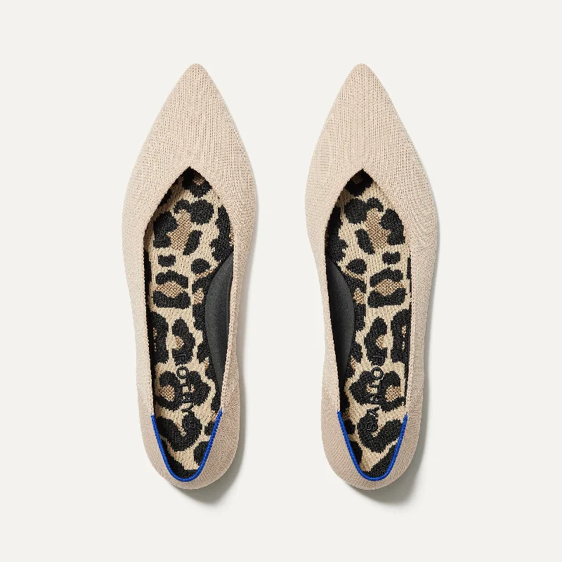 Chic and stylish women's shoes for garden partiesThe Point II - Ecru