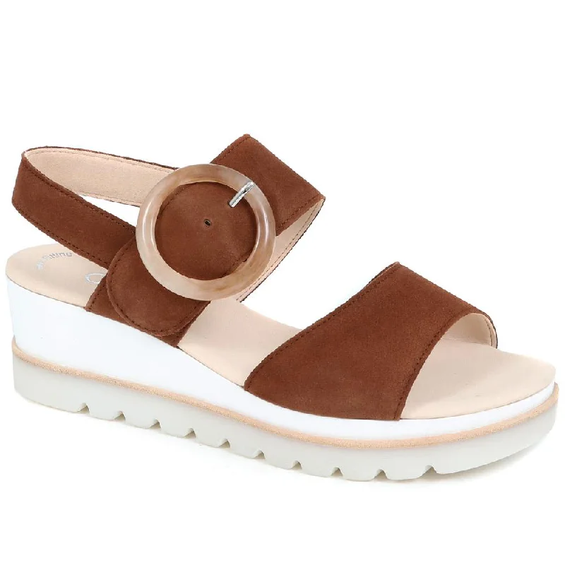 Classic and timeless women's footwear choicesYeo Wedge Sandals with Buckle - GAB31512 / 317 897 Classic and timeless women's footwear choicesYeo Wedge Sandals with Buckle - GAB31512 / 317 897