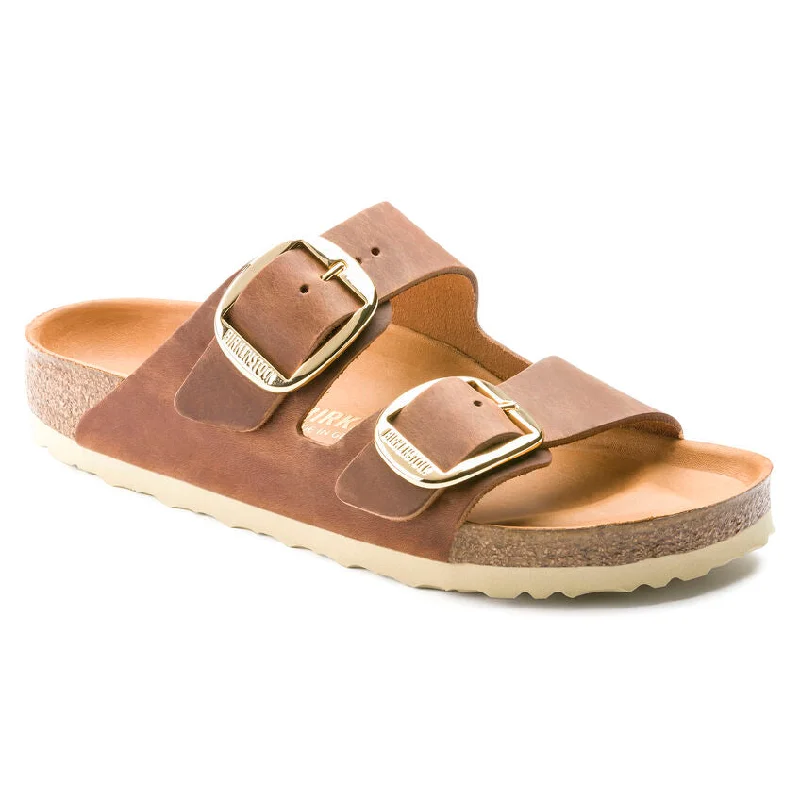 Elegantly stylish women's shoesArizona Cognac Big Buckle Narrow