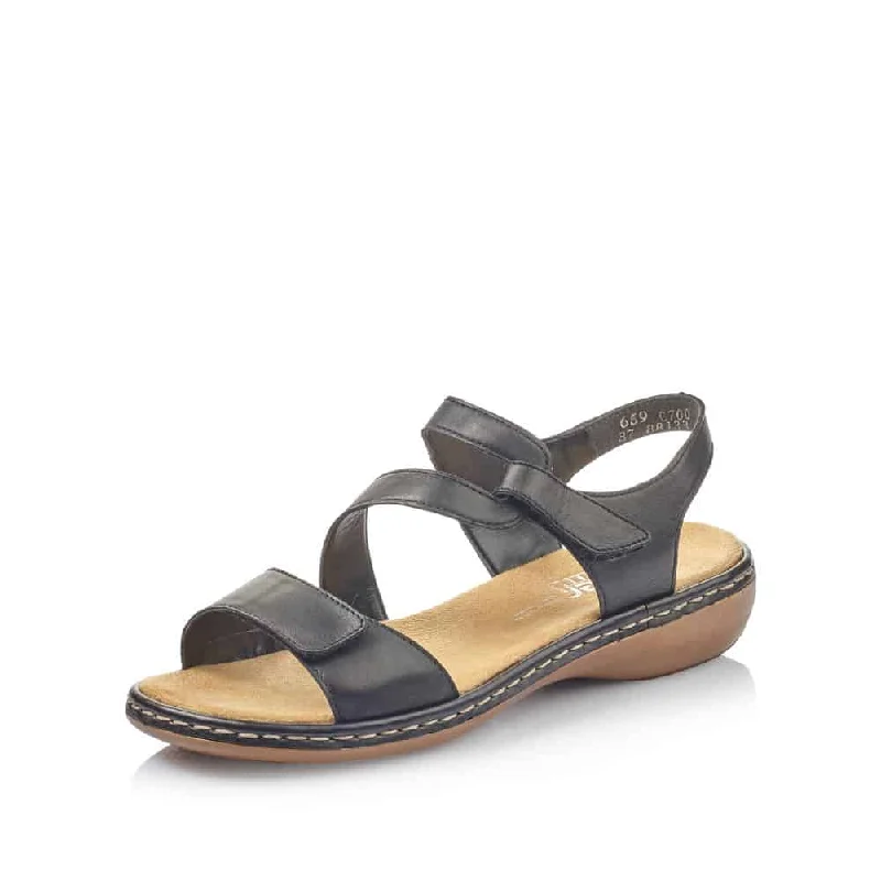 Versatile and adaptable women's shoes for every occasion659C7-00 Black Adj Velcro