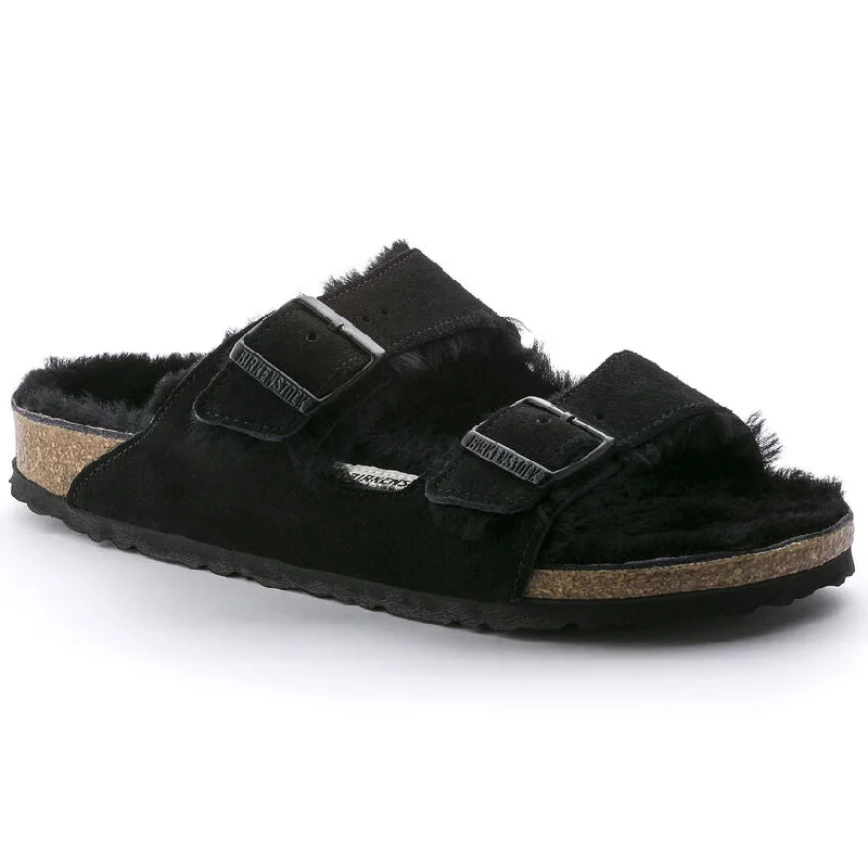 Vibrant and colorful women's shoe collectionsArizona Black Suede/Shearling