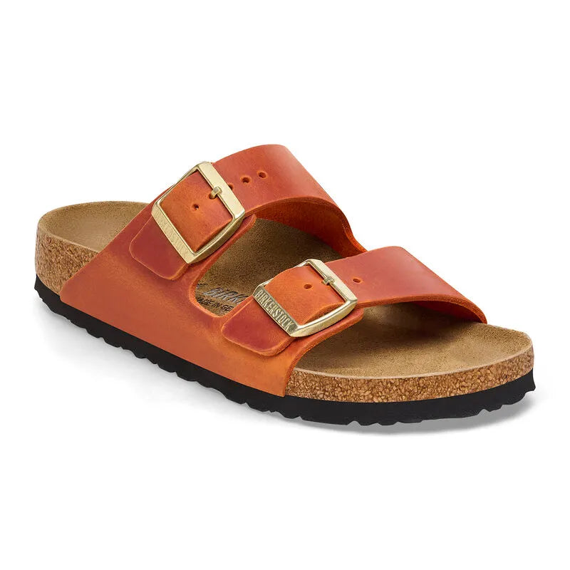 Stylish and supportive women's shoes for plantar fasciitisArizona - Burnt Orange