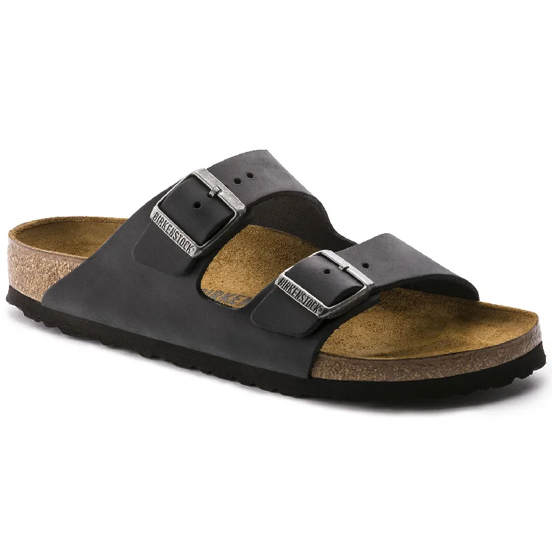 Luxurious and comfortable women's shoe options for special occasionsArizona - Oiled Black