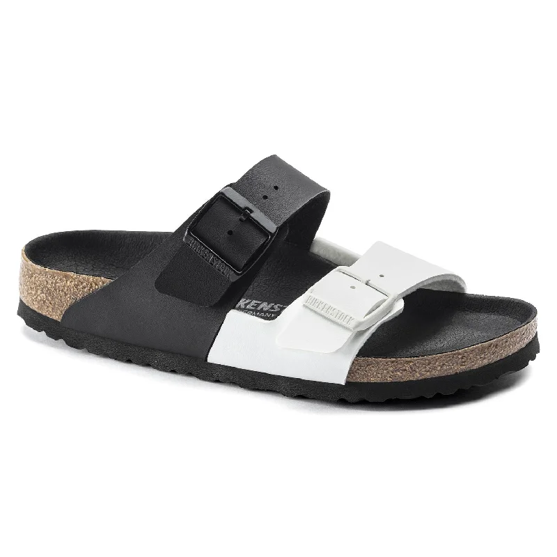 Stylish and comfortable women's shoes for long flightsArizona Split Black/White