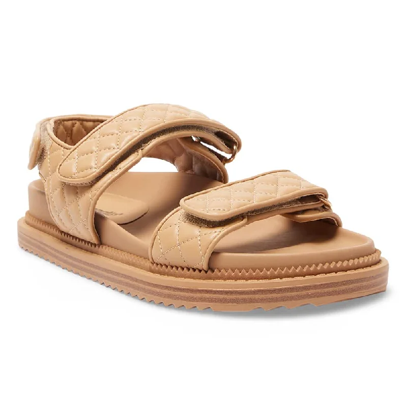 Warm and cozy women's shoes for winterBermuda Sandal in Camel Smooth