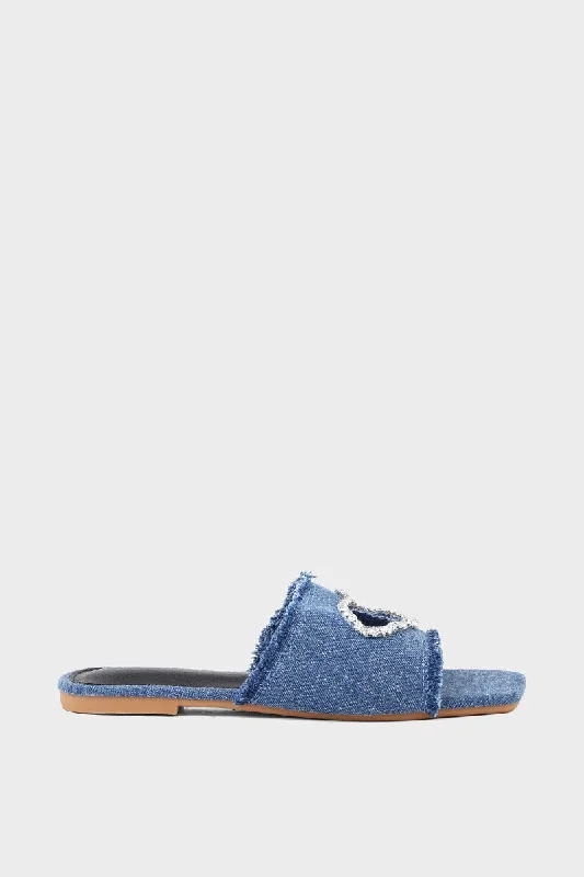 Timeless and elegant women's shoe classicsCasual Slip On I17241-Blue