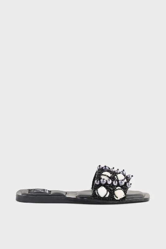 Feminine and dainty women's shoe designsCasual Slip On IC0006-Black
