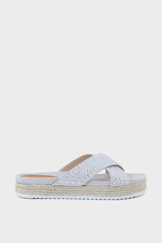 Chic and stylish women's shoes that complement every outfit and occasioCasual Slip On IC0020-Silver