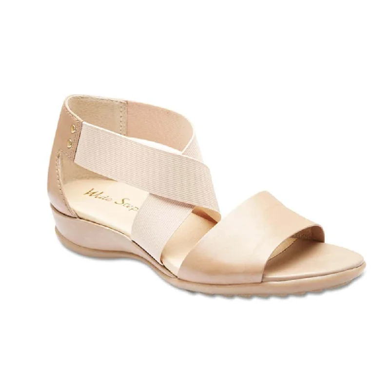 Classy and elegant women's shoes for formal eventsChester Sandal in Nude Leather