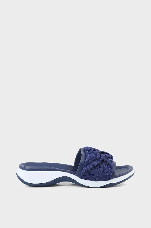 Flattering and stylish women's shoes for wide feetComfort Slip On IK0011-Navy