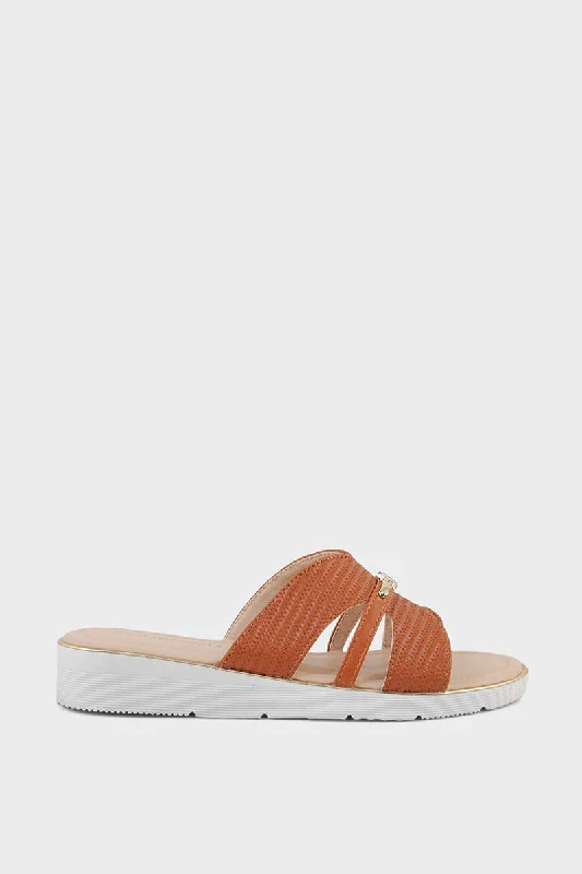 Flattering and figure-hugging women's footwearComfort Slip On IK0015-Brown