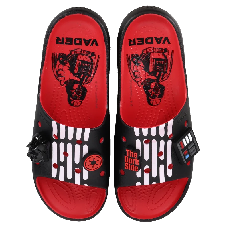 Chic and minimalist women's footwear trendsAdult Darth Vader Slide V2
