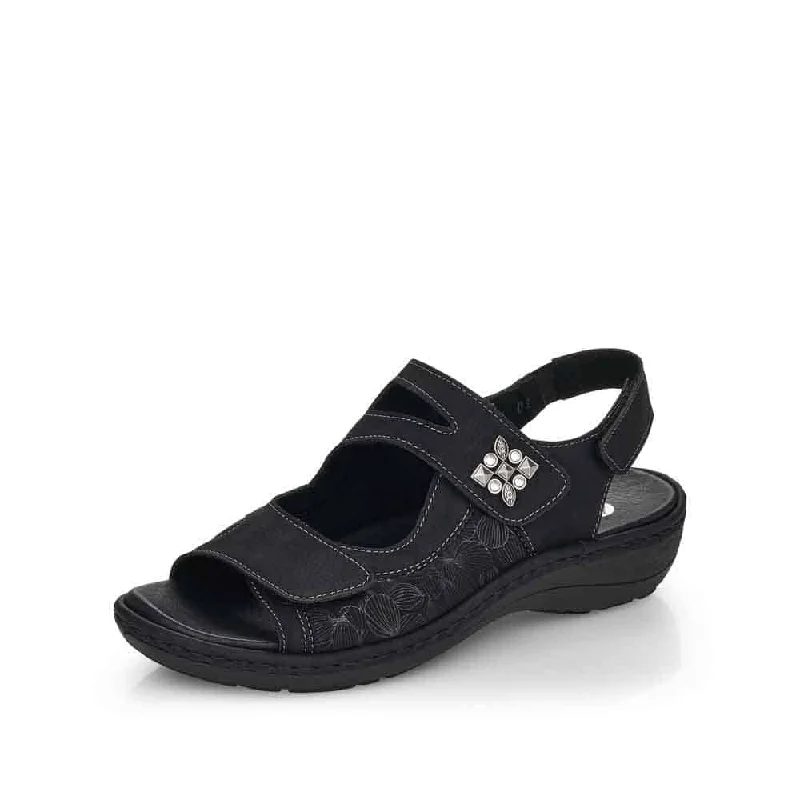 Stunning and eye-catching women's footwearD7647-01 Black