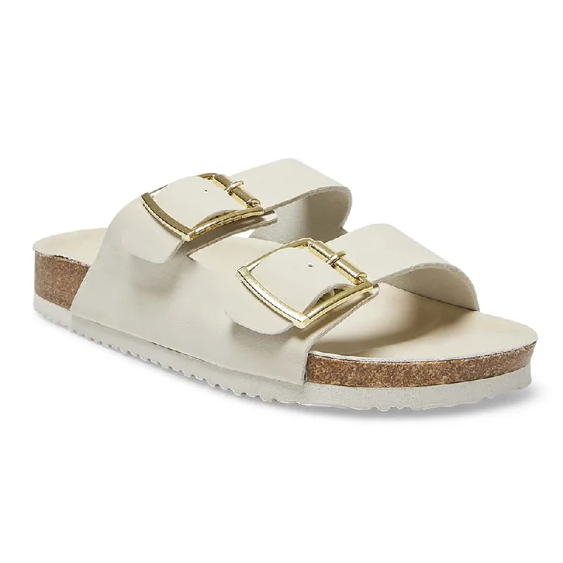 Exotic and bold women's shoe designsEaston Slide in Bone Micro